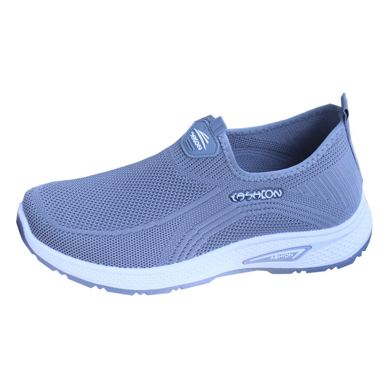 Damen Bequeme Slip-On Sneakers mit atmungsaktivem Mesh-Obermaterial