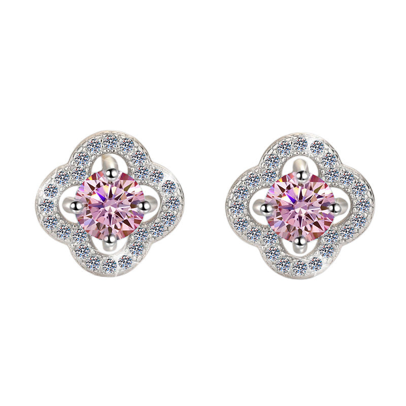 Damen Ohrringe mit kunstvollem Blumenmuster Shop Nory