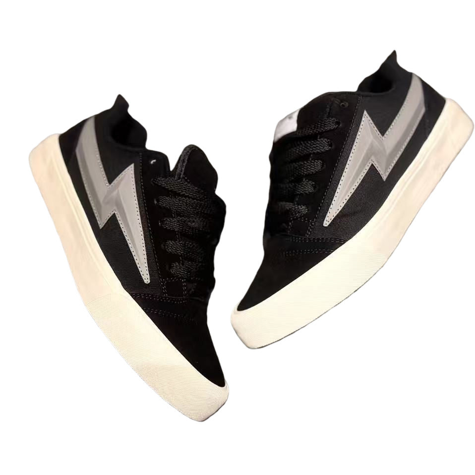 Damen Sportliche Sneakers mit dynamischem Blitzdesign