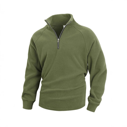 Herren Fleece Pullover mit halbem Reißverschluss Shop Nory