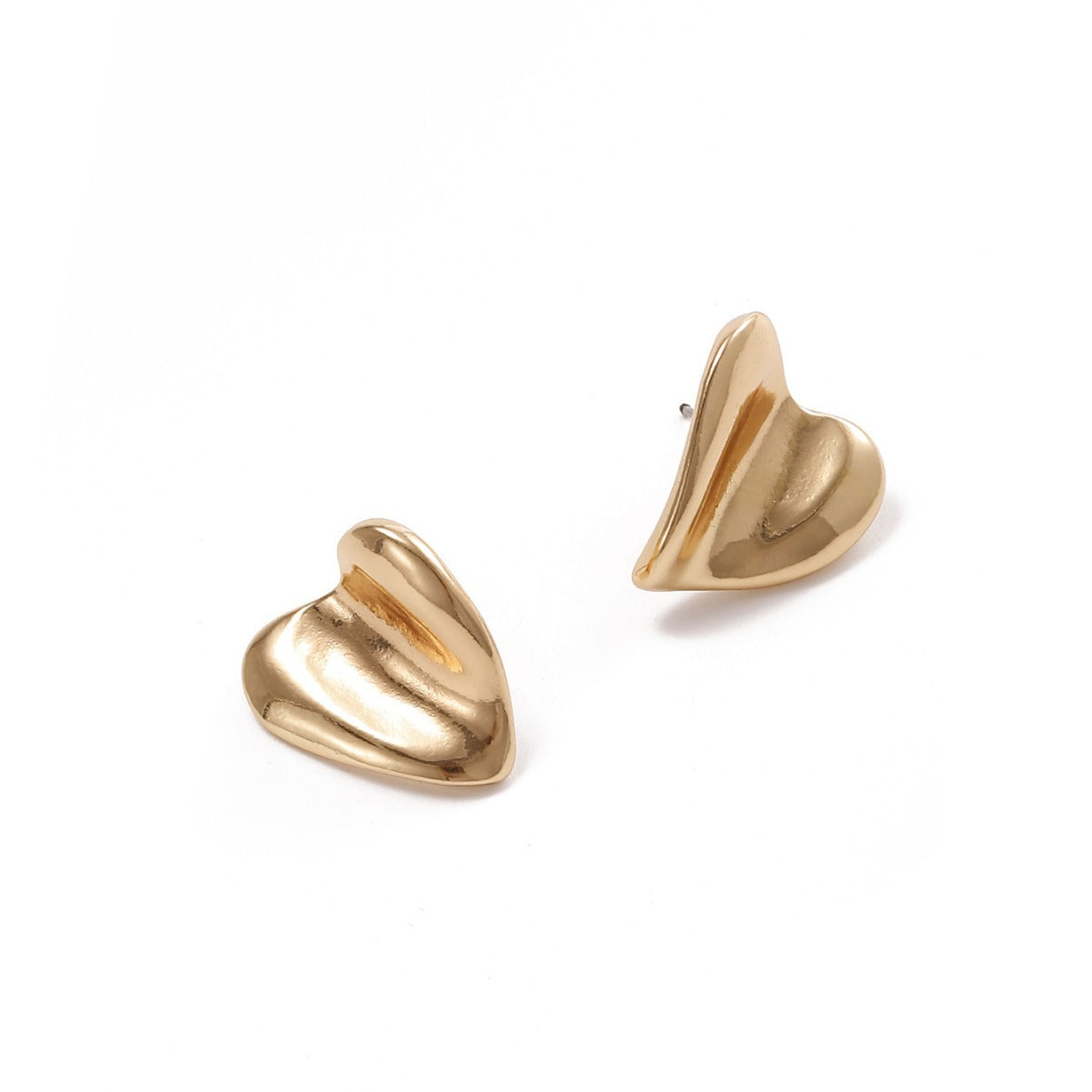 Damen Ohrstecker im eleganten Herzdesign Shop Nory