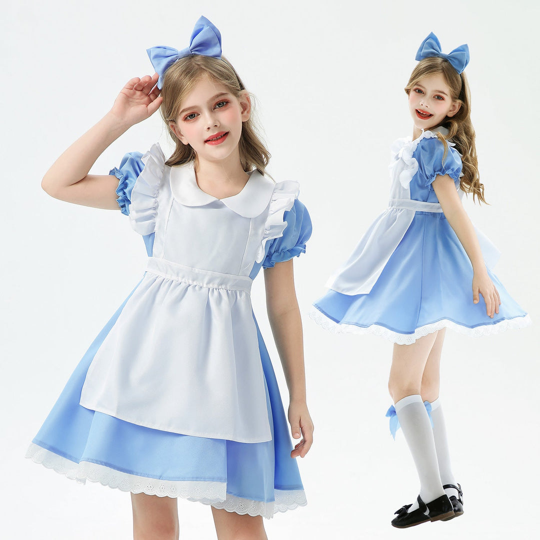 Mädchenkostüm mit Rüschen und Schleifen Shop Nory