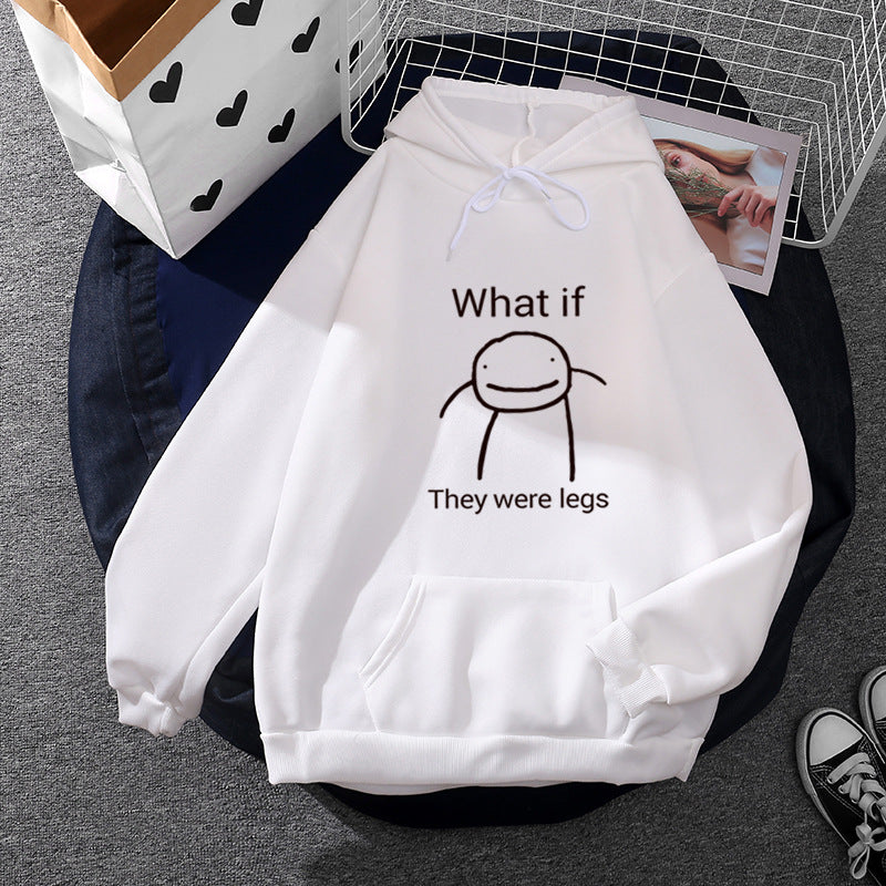 Damen nan Kapuzenpullover mit minimalistischer Grafik, lockerer Oversize-Passform und Kängurutasche Shop Nory