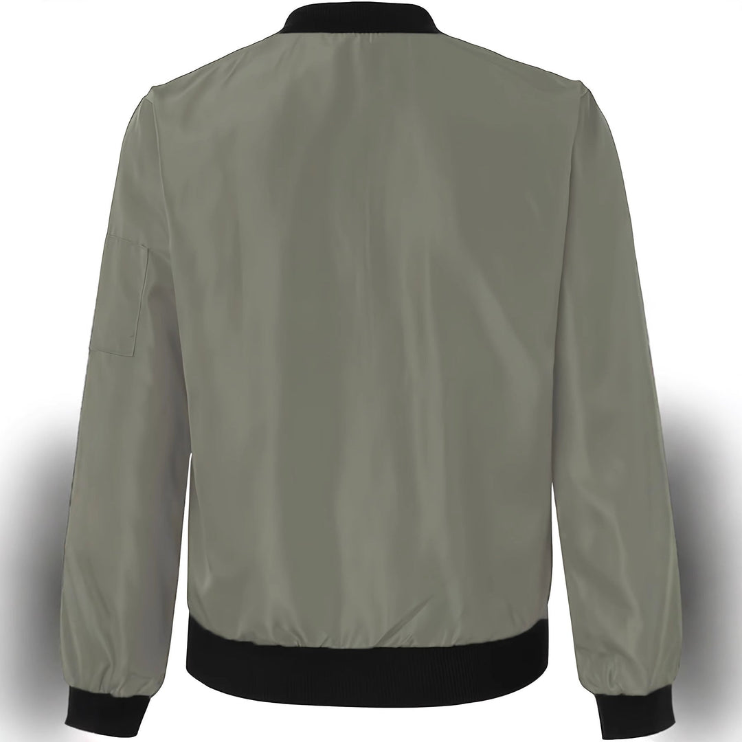 Damen lässige Bomberjacke mit praktischen Taschen und lässigem Schnitt Shopnory