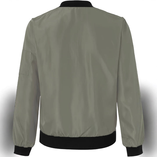 Damen lässige Bomberjacke mit praktischen Taschen und lässigem Schnitt Shopnory