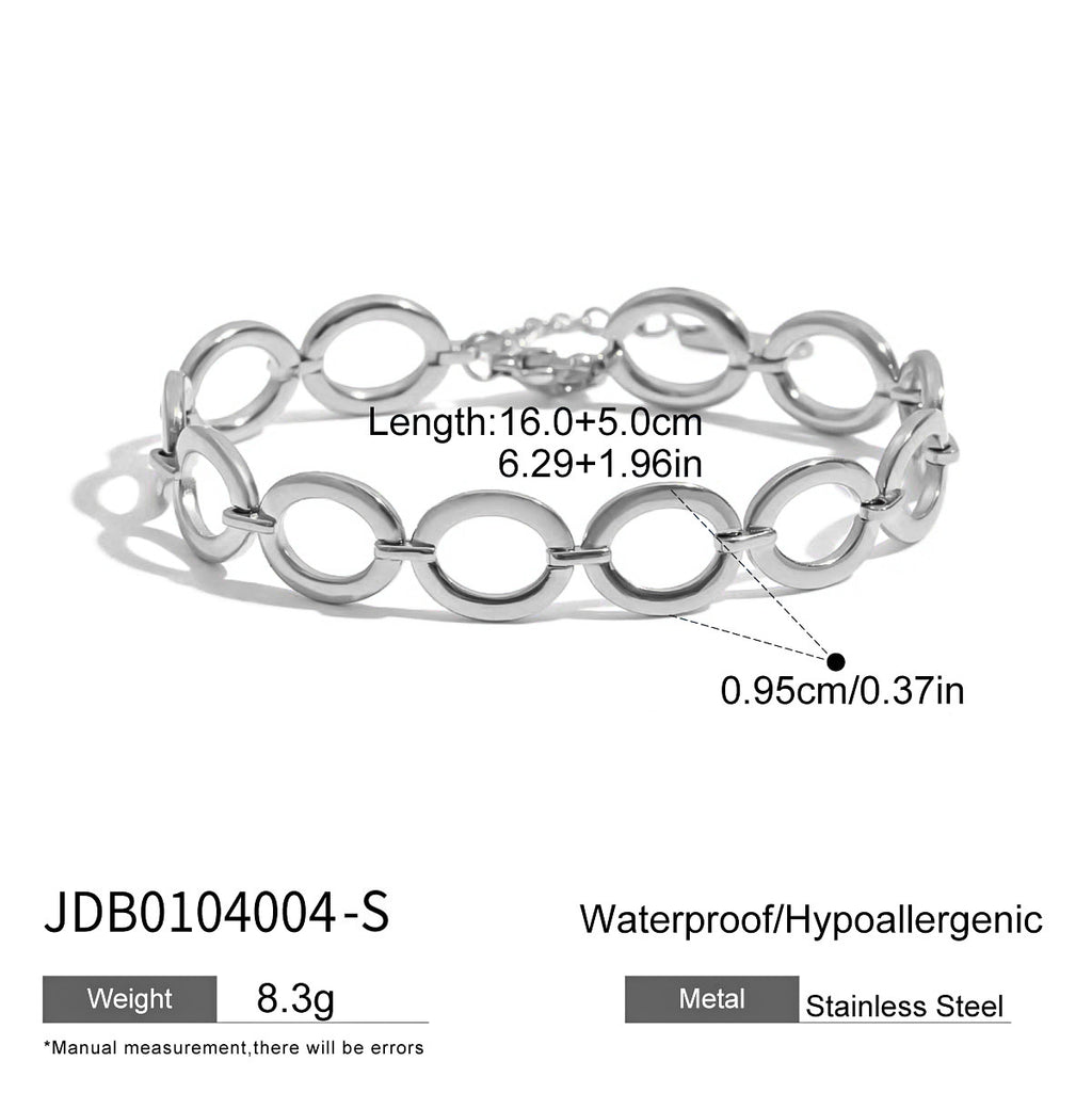 Damen Edelstahlarmband mit wasserfestem und hypoallergenem Netzdesign Shop Nory