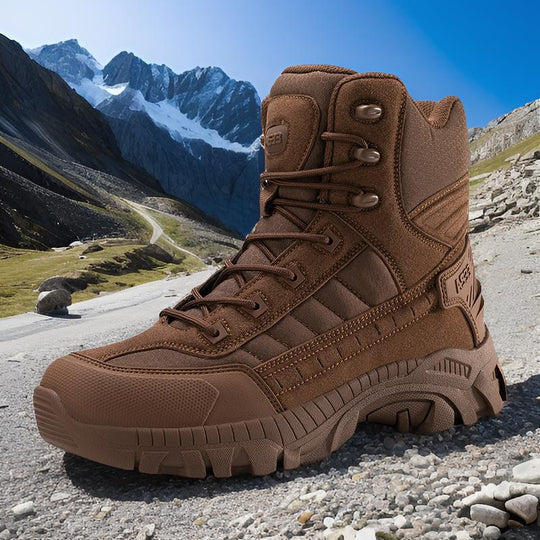 Herren All-Terrain Trekkingstiefel mit hohem Knöchelschutz und rutschfester Sohle Shopnory