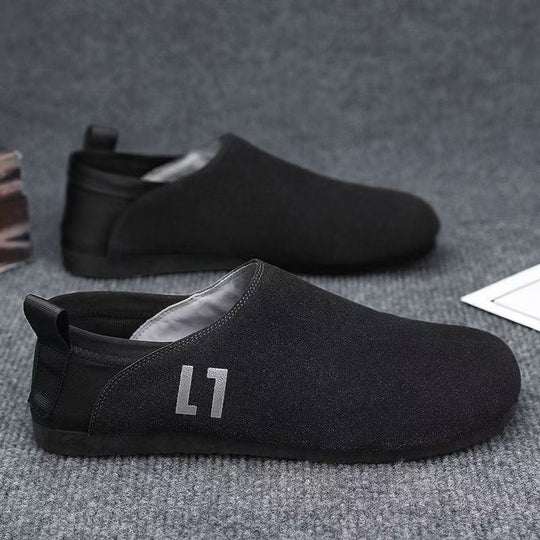 Herren Leichter Slip-On-Freizeitschuh mit elastischem Fersenriegel und flexibler Gummilaufsohle Shop Nory