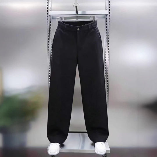 Herren Weite Chinohose mit hoher Taille und elastischem Rückbund Shop Nory