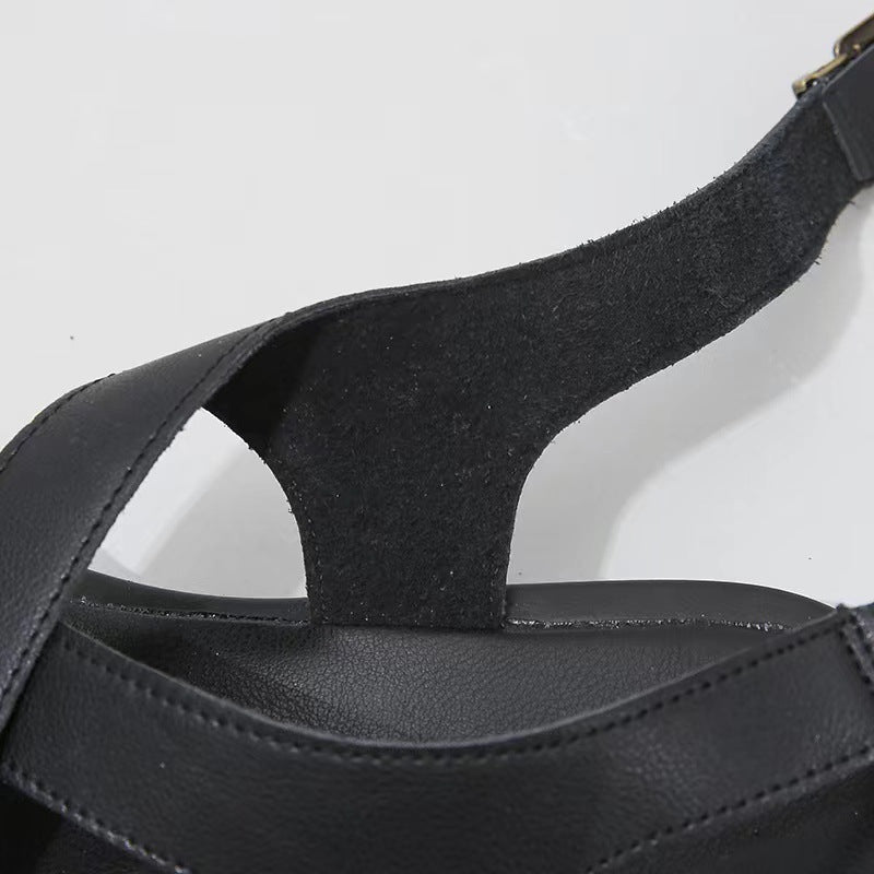 Damen Komfortable Zehentrenner-Sandalen mit verstellbarem Riemendesign