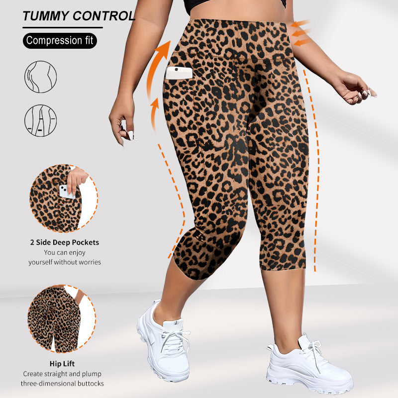 Damen Sculpting-Capri mit hoher Taille, Seitentaschen und formender Nahtführung Shopy Nory