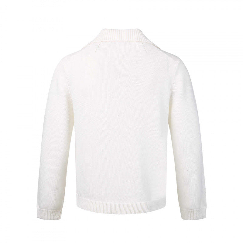 Herren Feinstrickpullover mit V-Ausschnitt und umgelegtem Hemdkragen Shop Nory
