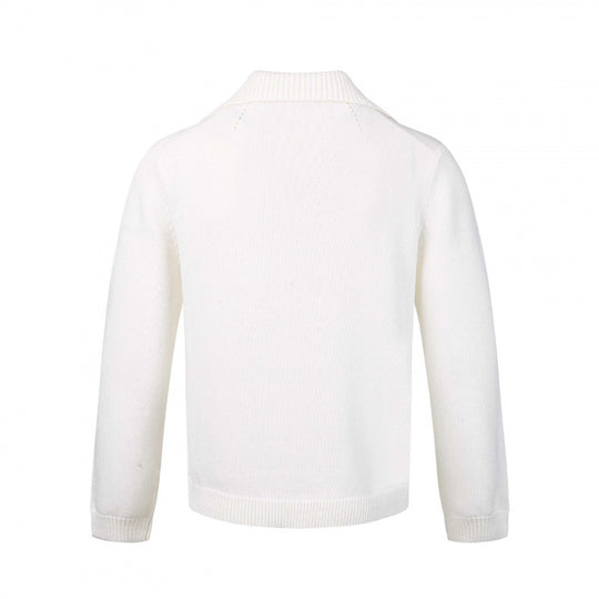 Herren Feinstrickpullover mit V-Ausschnitt und umgelegtem Hemdkragen Shop Nory