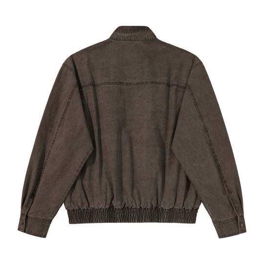 Herren Kurz geschnittener Utility‑Blouson mit hohem Stehkragen, Reißverschluss und elastischem Saum Shop Nory