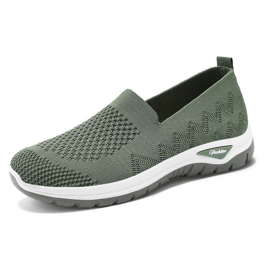 Damen nan nahtloser Strick-Slip-On mit gepolstertem Memory-Fußbett und flexibler Profillaufsohle Shop Nory