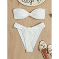 Damen Bandeau-Bikini mit Raffungen Shopnory