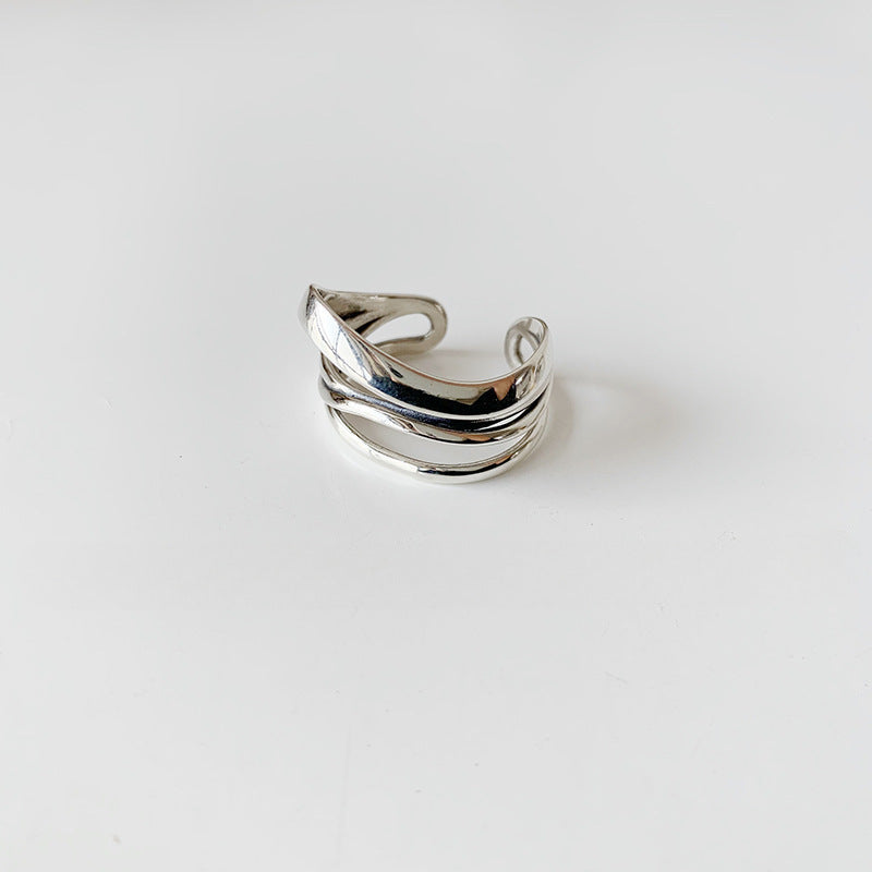 Damen Offener Ring mit geschwungenem Design Shop Nory