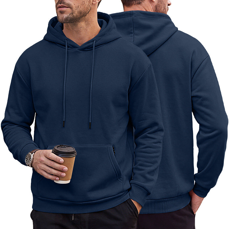 Herren Kapuzenpullover aus weichem Fleece mit Kängurutasche und verstellbarer Kapuze Shop Nory