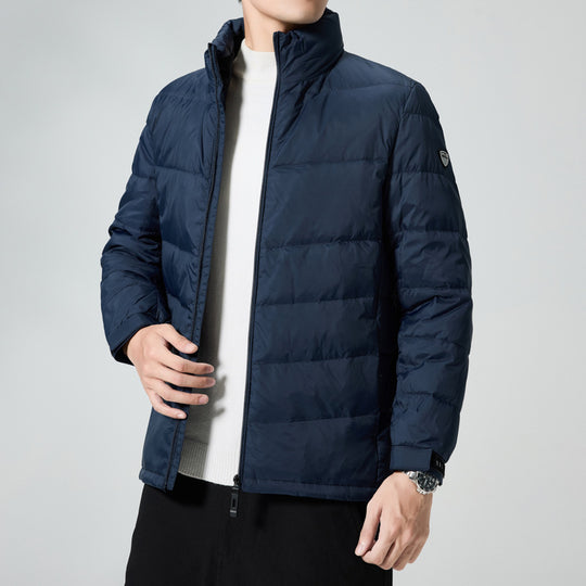 Herren Leichte gesteppte Thermojacke mit Stehkragen und winddichter Isolierung Shop Nory