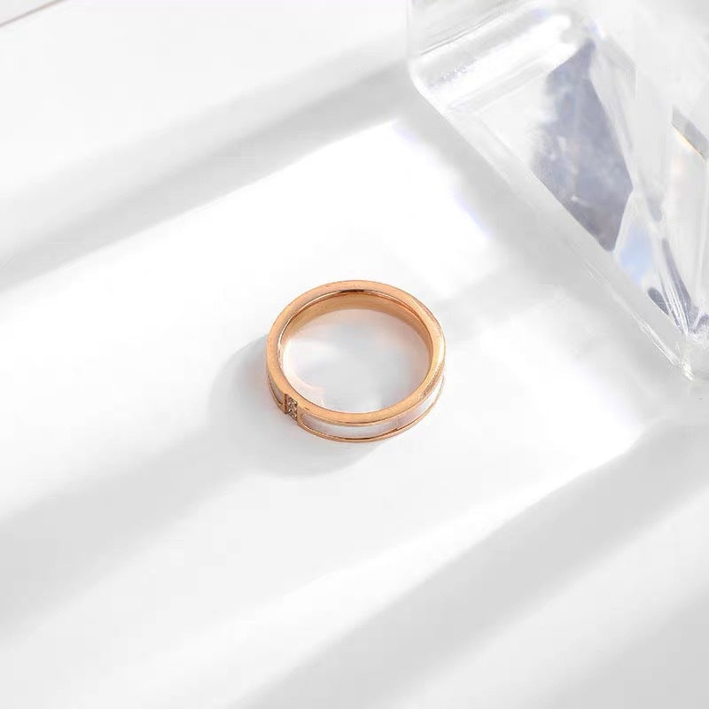 Damen Moderne Geometrische Bandring Shop Nory