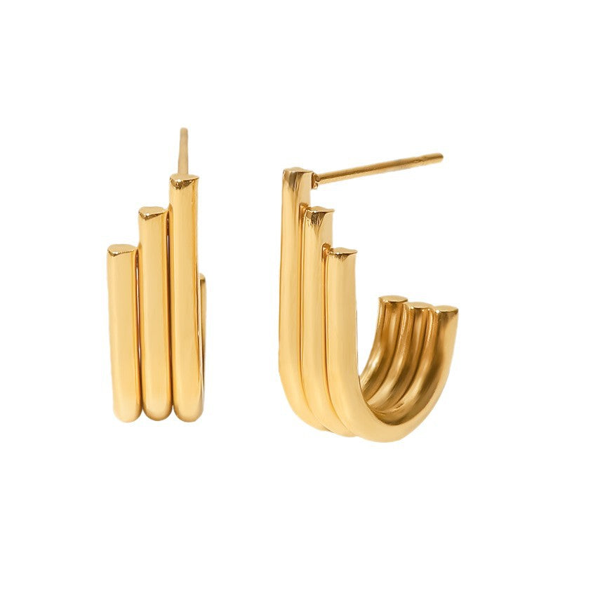 Damen Ohrhänger im eleganten, geschwungenen Design Shop Nory