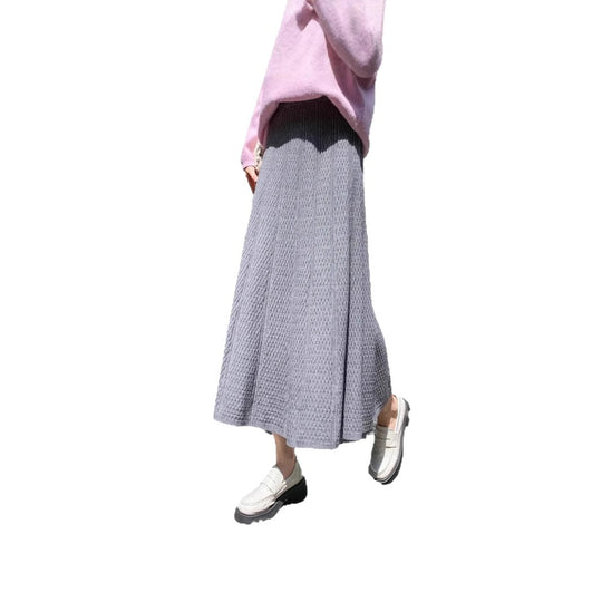 Damen Langer Strickrock mit elegantem Design Shop Nory