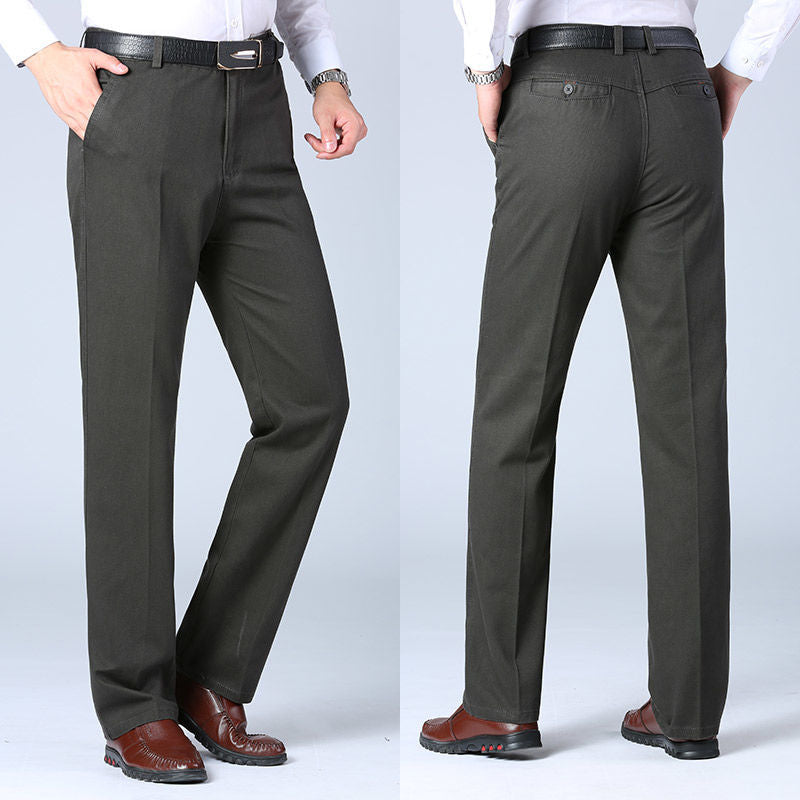 Herren Elegante Anzughose mit schmalem Schnitt und praktischen Taschen