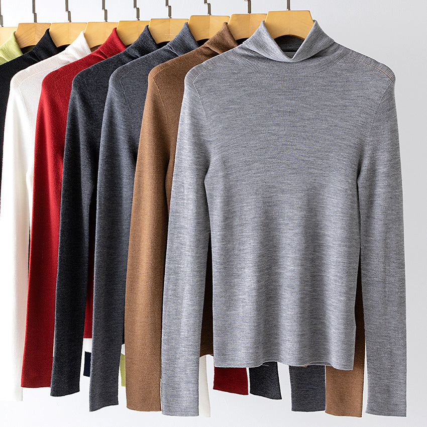 Damen Ultrafeiner Rollkragenpullover aus Feinstrick mit schmaler Silhouette Shop Nory