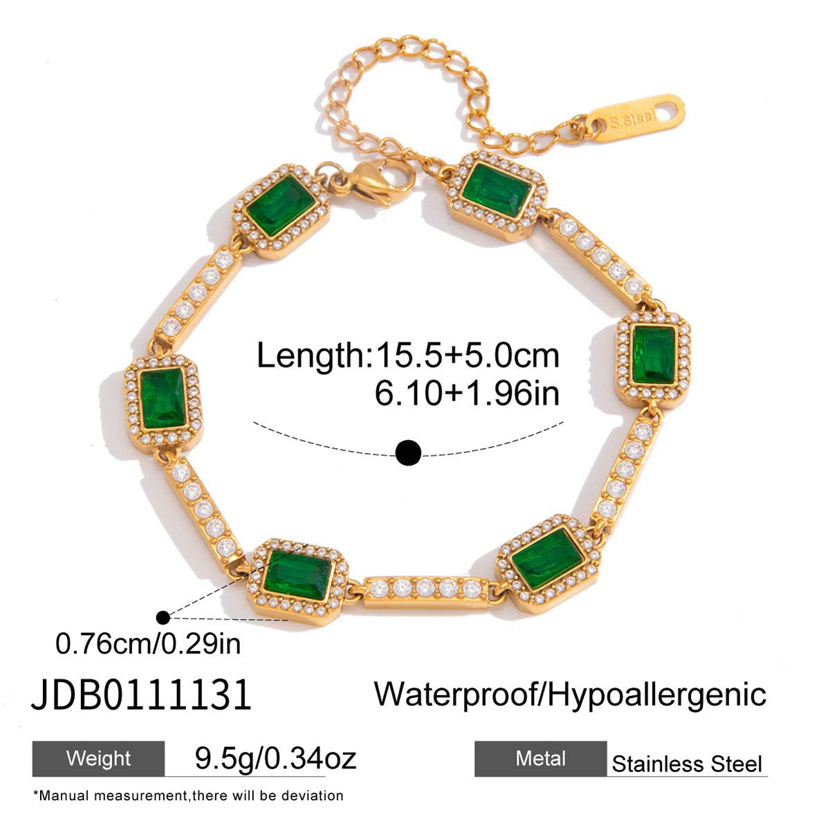 Damen Armband mit funkelnden Zirkonia und elegantem Gold-Design Shop Nory