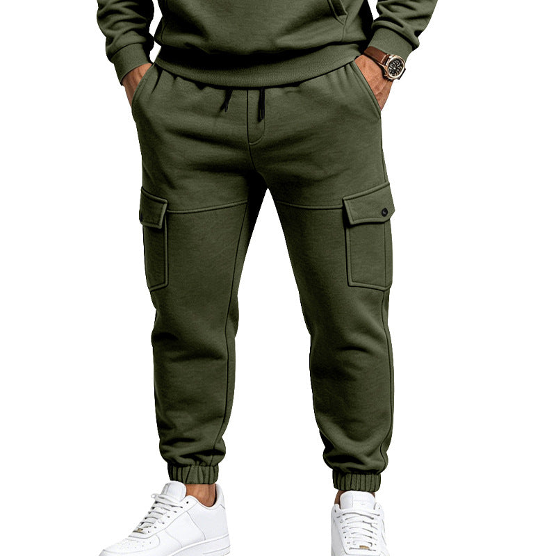 Herren Cargo-Jogginghose mit aufgesetzten Klappentaschen und elastischem Bündchen Shop Nory
