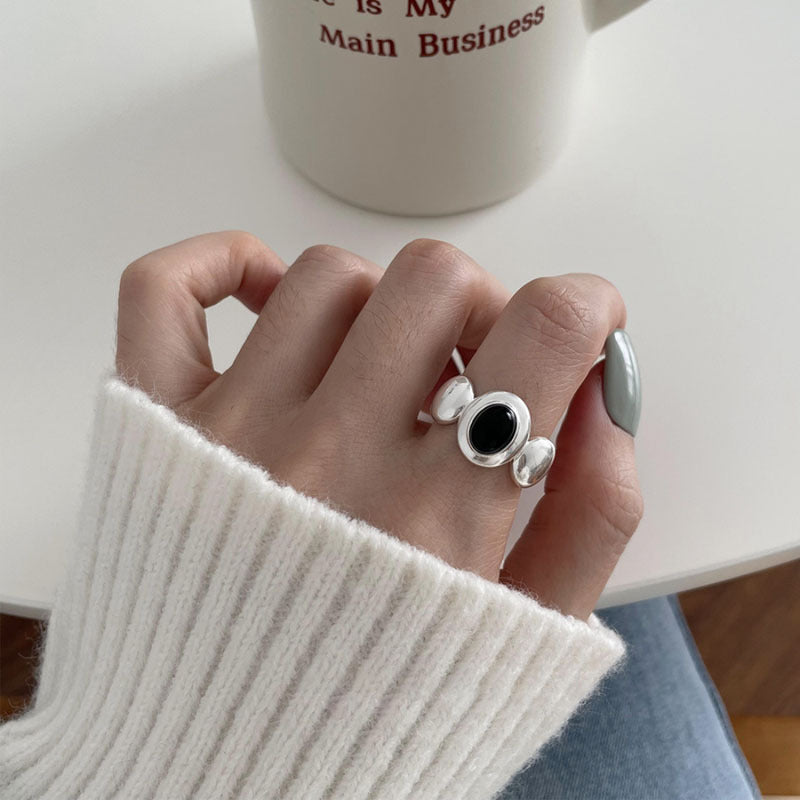 Damen Statement-Ring mit modernem Design und geometrischen Elementen Shop Nory