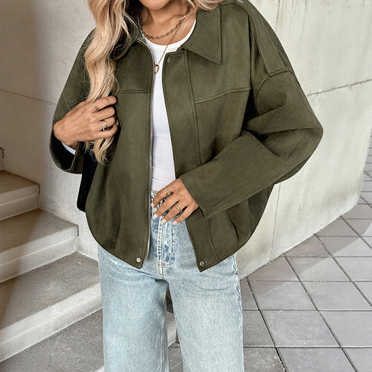 Damen Trendige Overshirt Jacke Shop Nory