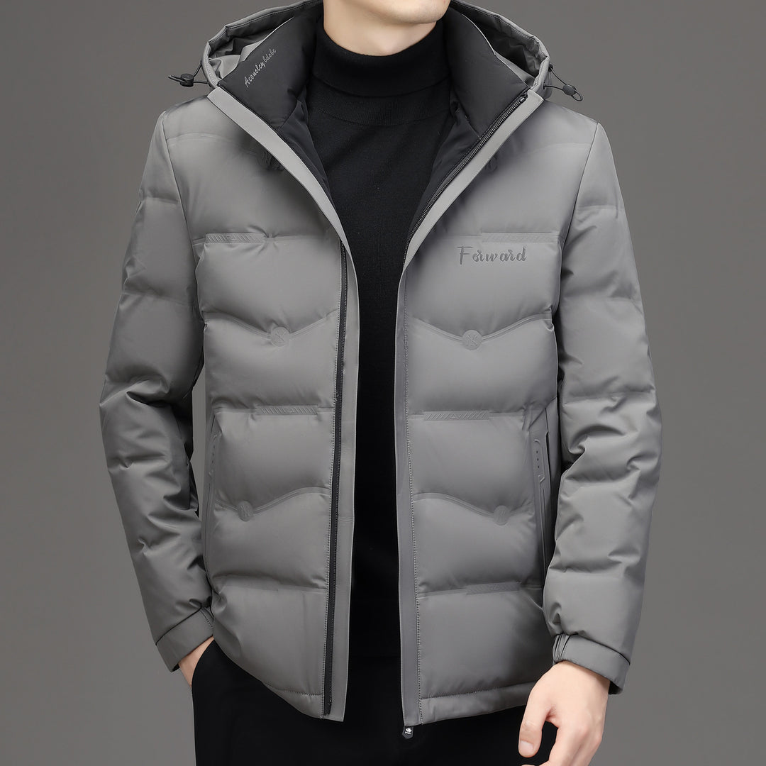 Herren Steppjacke mit Kapuze und schlanker Thermofütterung Shop Nory