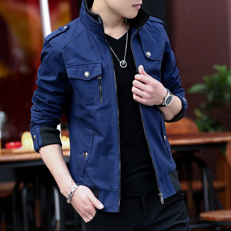 Herren Canvas-Fieldblouson Shop Nory