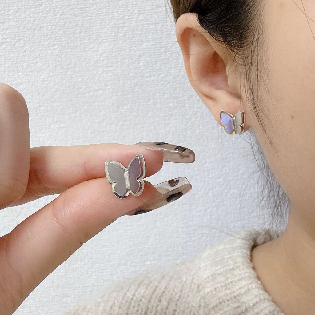 Damen Ohrstecker im eleganten Schmetterlingsdesign Shop Nory