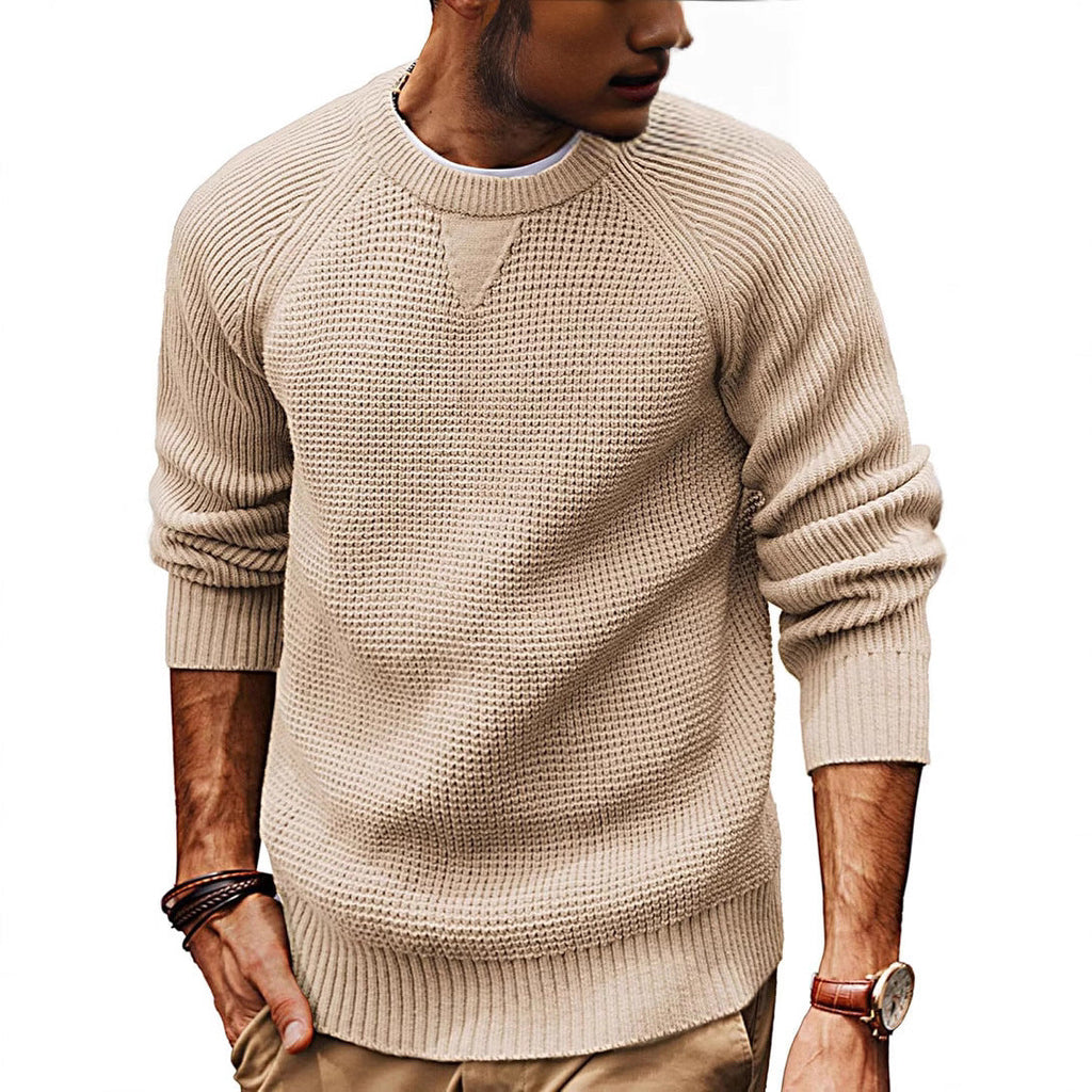 Herren strukturiertes Pullover mit lässigem Schnitt