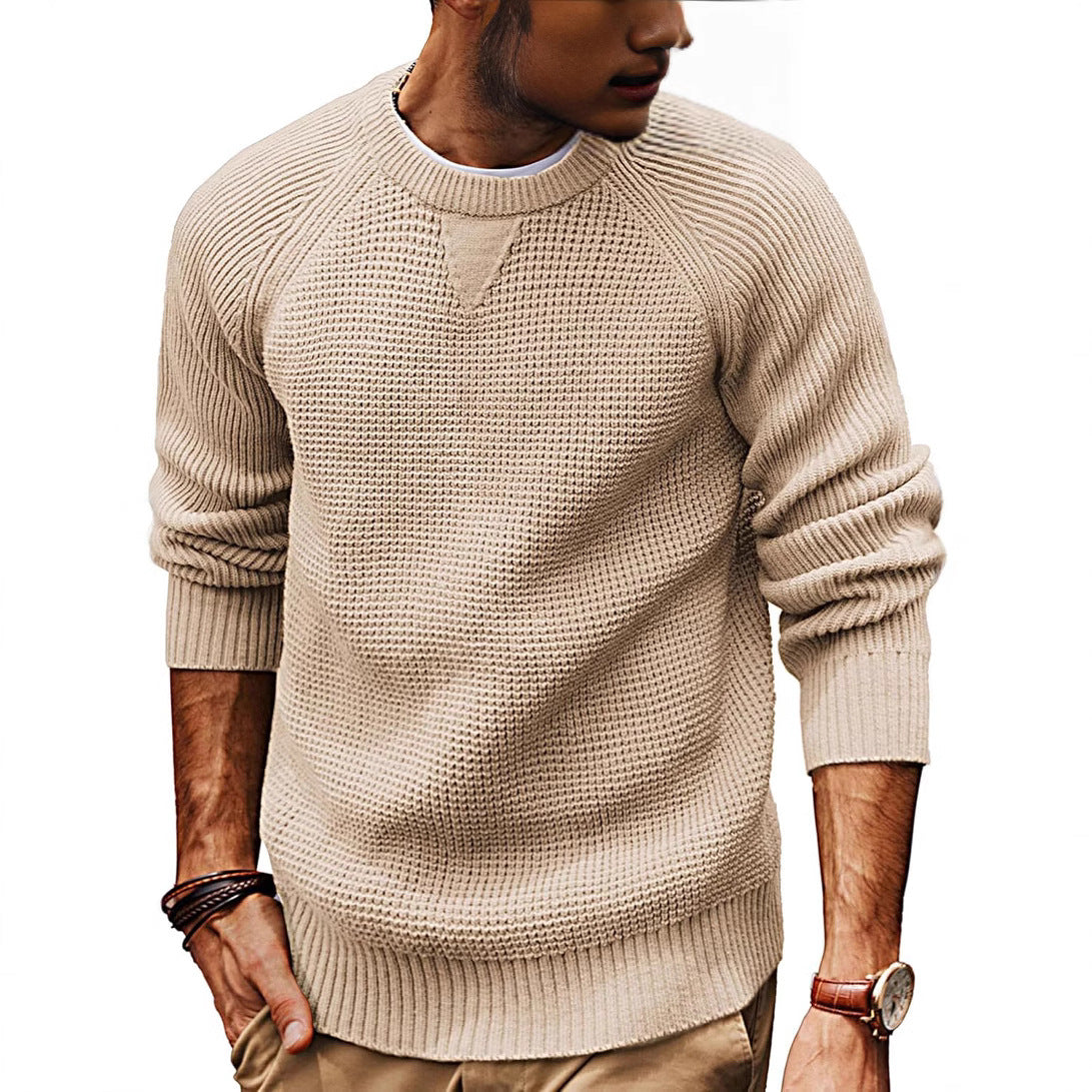Herren strukturiertes Pullover mit lässigem Schnitt