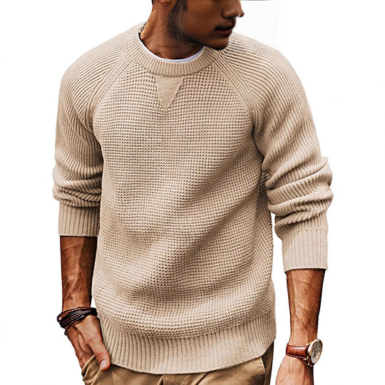 Herren strukturiertes Pullover mit lässigem Schnitt
