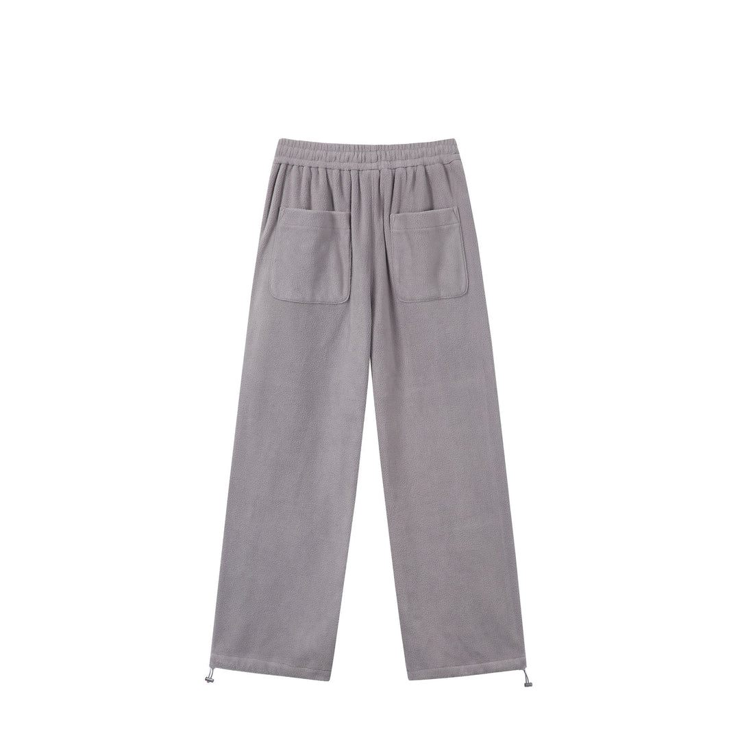 Damen Weite Fleece-Jogginghose mit Tunnelzugbund, Eingrifftaschen und verstellbarem Saum Shop Nory