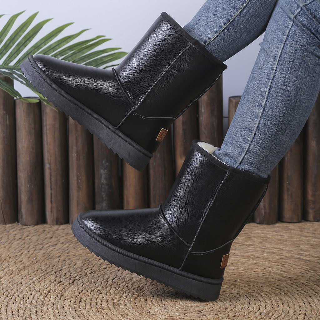 Damen kuschelige Winterboots mit warmem Innenfutter