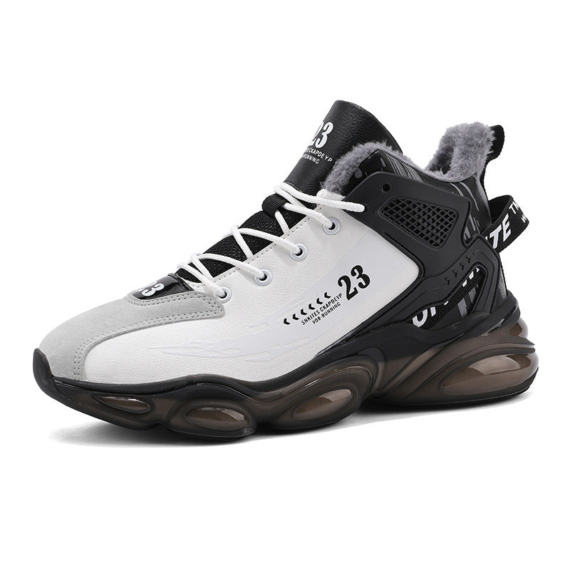 Herren Gefütterte Chunky-Sneaker mit sichtbarer Luftkissen-Zwischensohle und Teddyfutter Shopy Nory