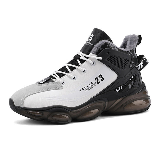 Herren Gefütterte Chunky-Sneaker mit sichtbarer Luftkissen-Zwischensohle und Teddyfutter Shopy Nory