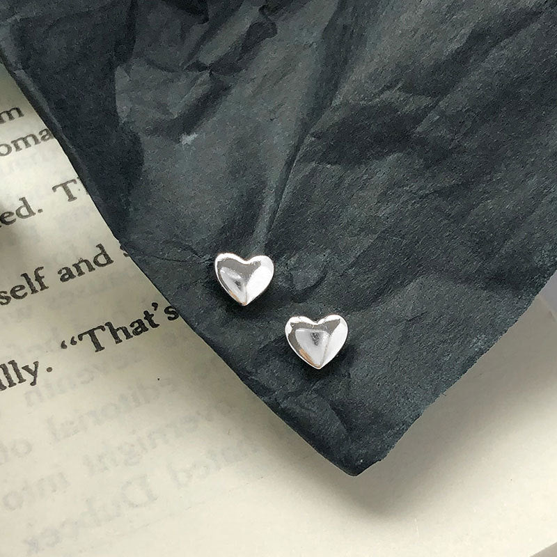 Damen Ohrstecker im Herzdesign aus hochwertigem Edelstahl Shop Nory
