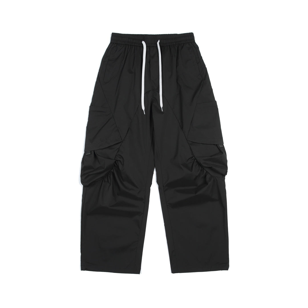 Herren Funktionale Cargo‑Hose im Tech‑Nylon mit elastischem Bund und Kordelzug Shop Nory