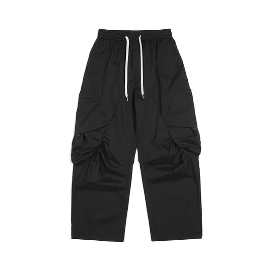 Herren Funktionale Cargo‑Hose im Tech‑Nylon mit elastischem Bund und Kordelzug Shop Nory