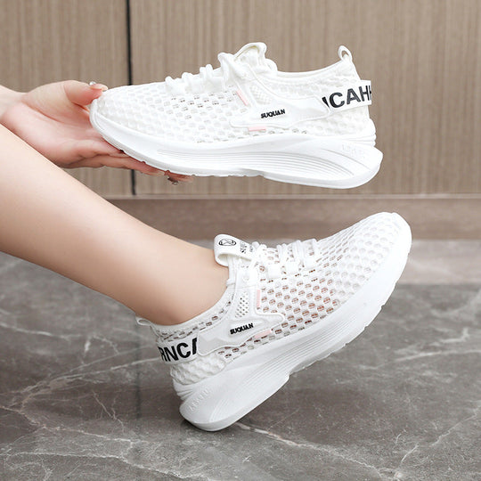 Damen atmungsaktive Sneaker mit rutschfester Sohle und innovativer Dämpfungstechnologie