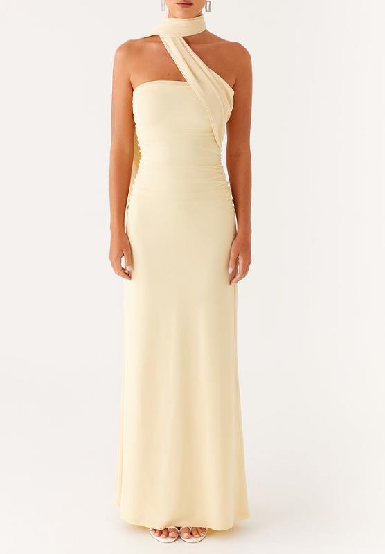 Damen Maxi-Kleid mit floralem Design