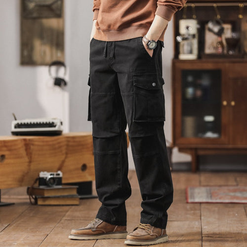 Herren Robuste Relaxed-Fit Cargohose mit verstärkten Knien und Mehrfach-Taschen Shop Nory