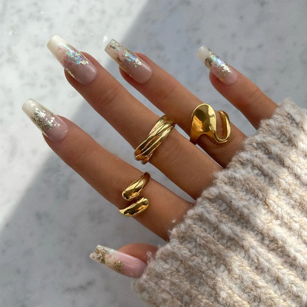 Damen Eleganter und moderner Ring aus hochwertigem Edelstahl Shop Nory
