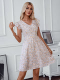 Damen verspielt fließendes Sommerkleid